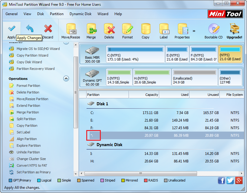 Restore partitions by using diskpart-3