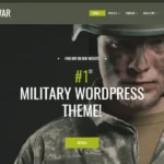 Military Service WordPress Theme